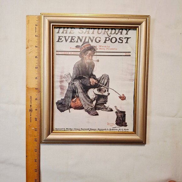 Norman Rockwell Framed Prints Pair - The Saturday Evening Post Covers 8  x 10 - Picture 8 of 10